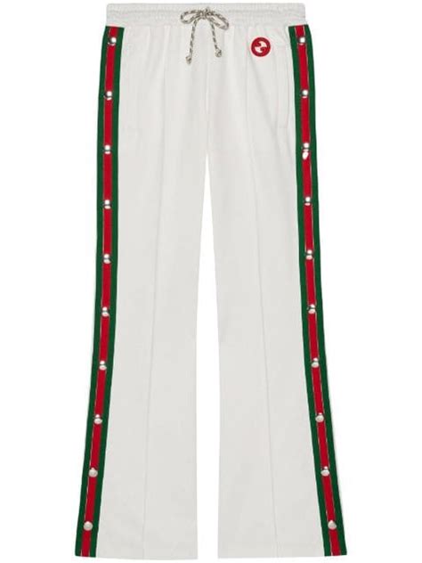 gucci track pants with top|gucci side stripe track pants.